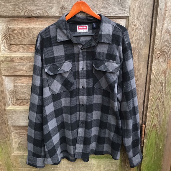 Coats | Wrangler Flannel Jacket | Poshmark